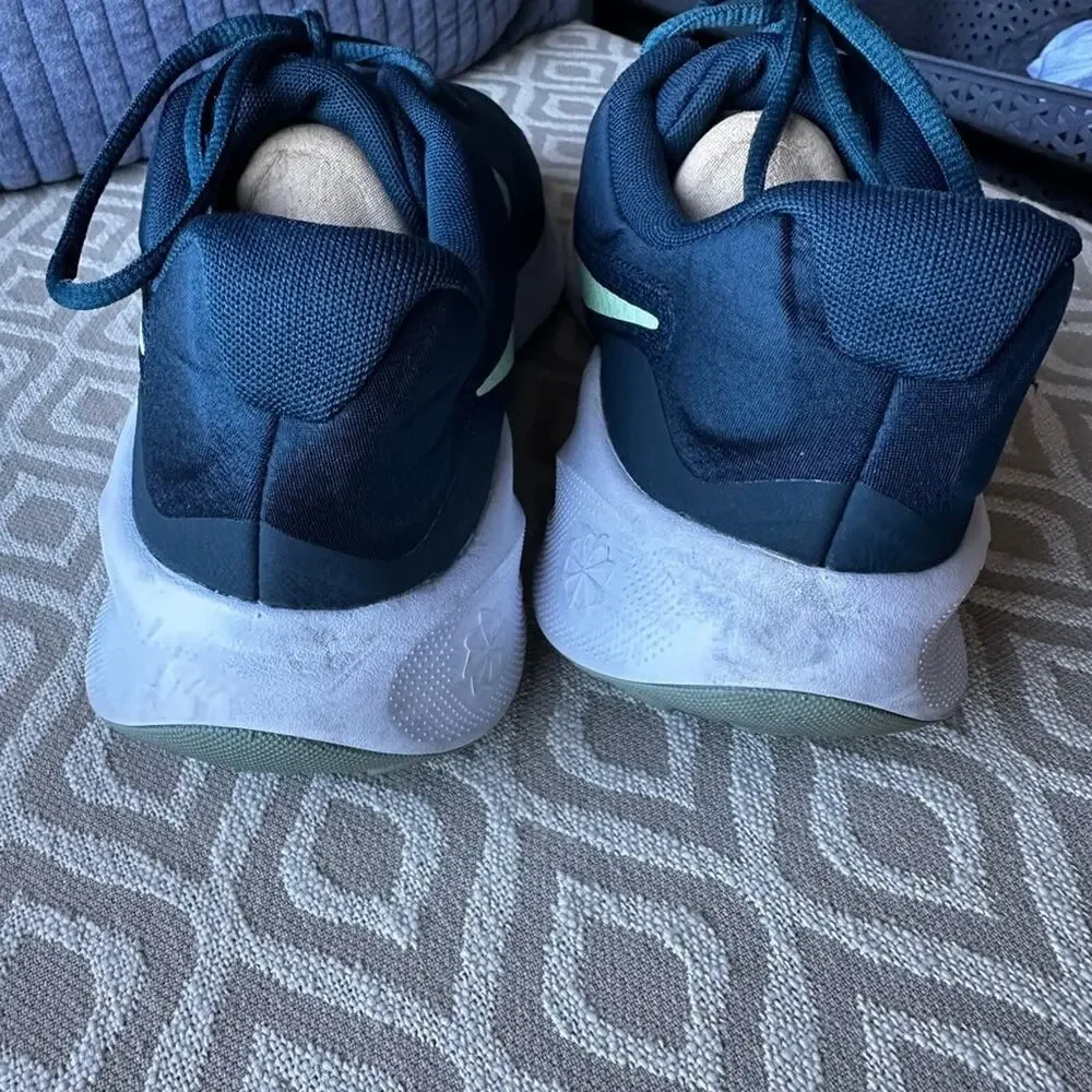 Nike Mens Revolution 7 Running Shoes Size 10.5 FB2207 401 Blue/Green‎